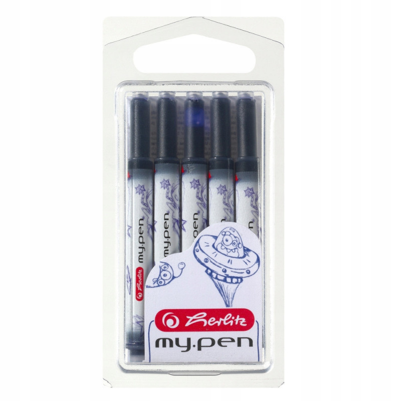 NABOJE NIEBIESKIE A5 DLUGIE PENTEL