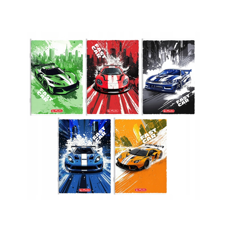 ZESZYT HERLITZ FAST CAR A5 32K 70G