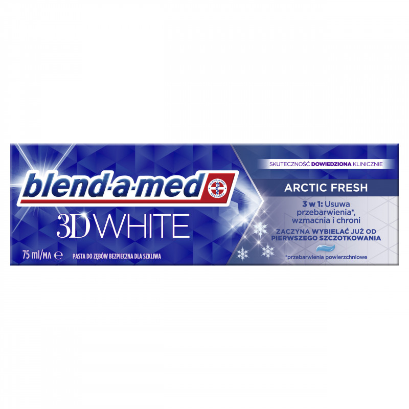 PASTA DO ZEBOW BLENDAMED 75ML 3D WHITE
