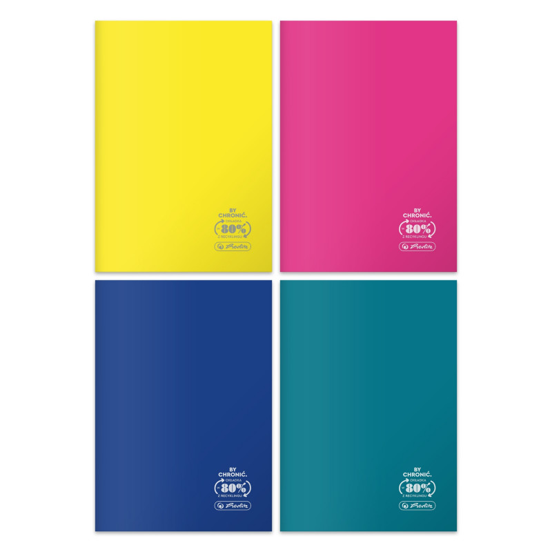 ZESZYT B5 60/KRATKA ECO PP COLORS