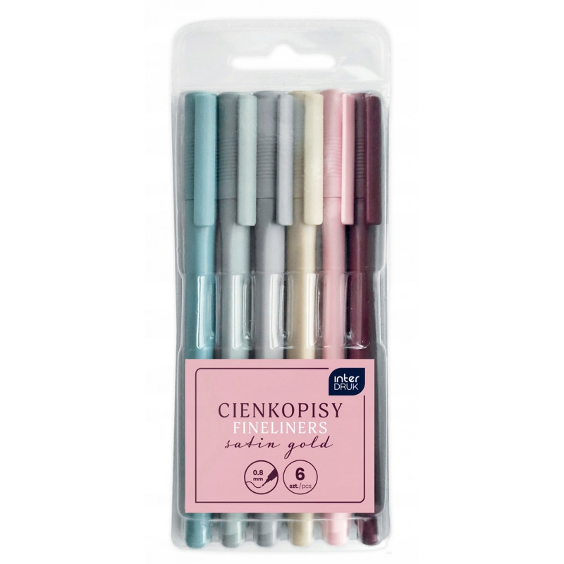 CIENKOPIS 6 KOL 0,7 SATIN GOLD INTERDRUK