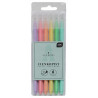 CIENKOPIS 6 KOL 0,7 FIBRA PASTEL. ACADEMY INT. ETUI