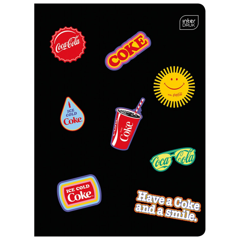 ZESZYT A5/32K LINIA WASKA KOL 70G COCA COLA