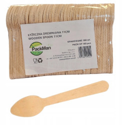 ŁYZECZKA DREWNO  ECO 100SZT