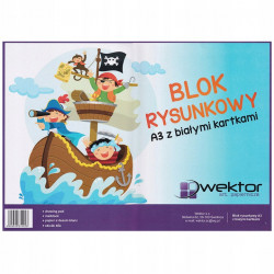 BLOK RYSUNKOWY A3/20 BIAŁY...