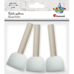 PEDZLE GABKOWE 30MM OP 3SZT