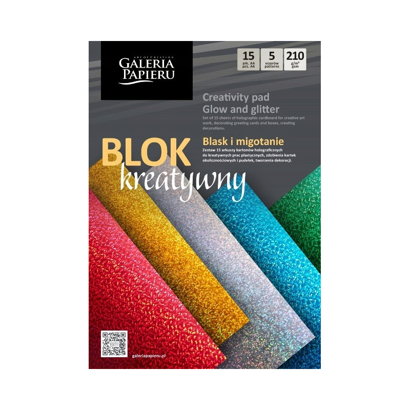 PAPIER KOL A4/15K HOLOG 210G GALERIA PAPIERU