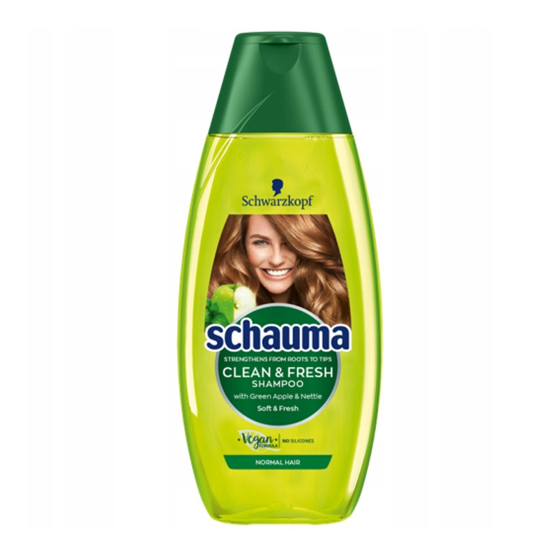 SZAMPON DO WŁOSÓW SCHAUMA 400ML CLEAN FRESH APPLE