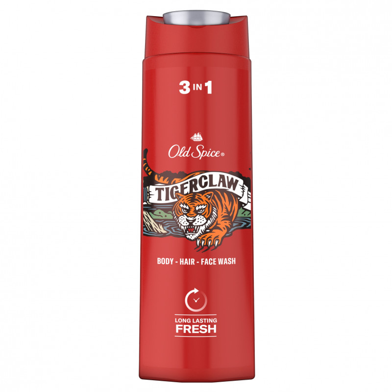 ZEL POD PRYSZNIC OLD SPICE 400ML TIGER CLAW