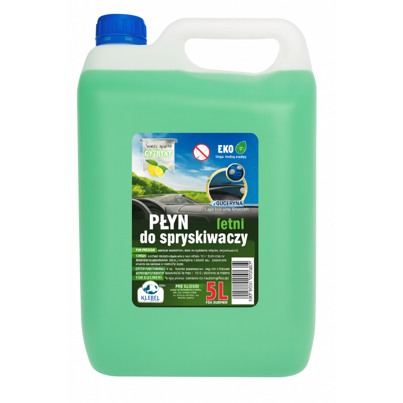 PŁYN DO SPRYSKIWACZY 5L LETNI LEMON