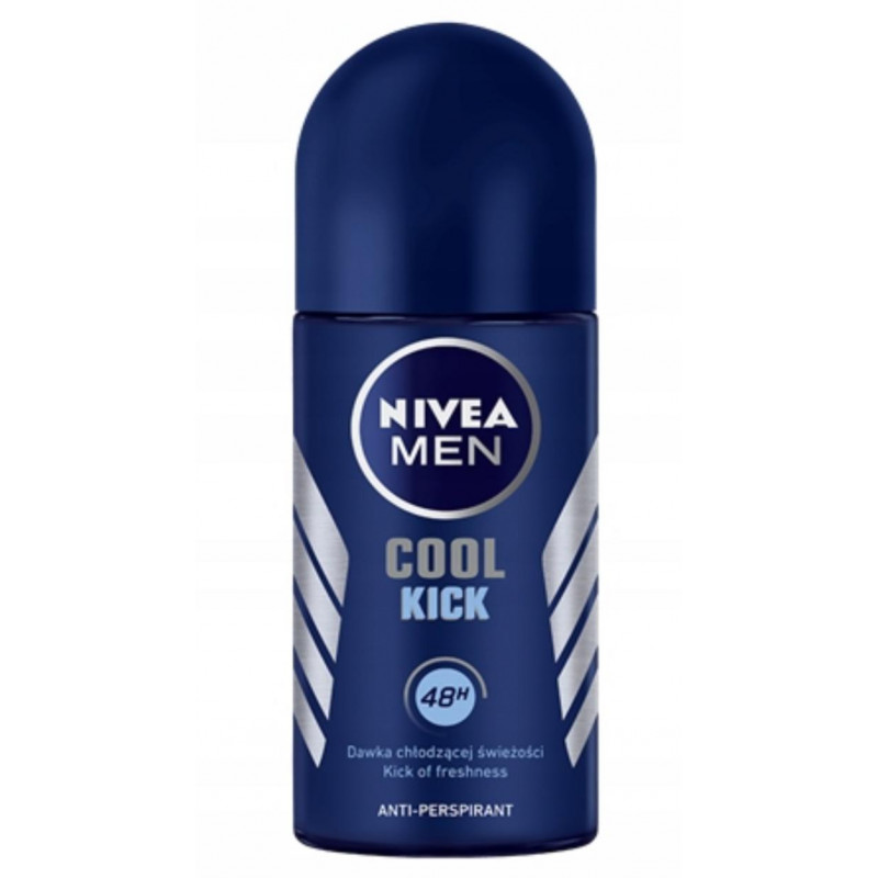 NIVEA Men Cool Kick Roll-On 50 ml — świeżość i ochrona dla mężczyzn