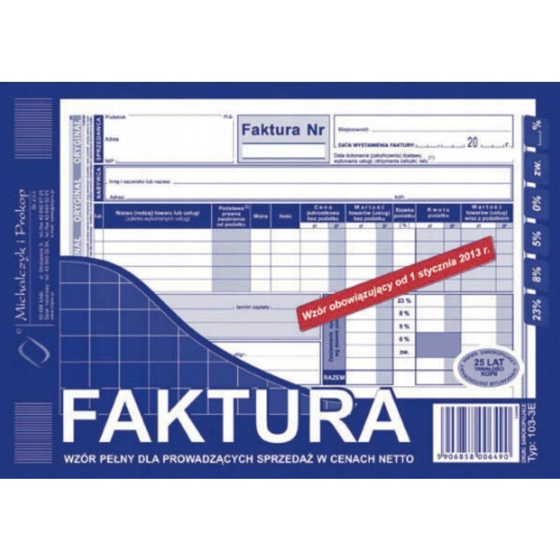 DRUK FAKTURA