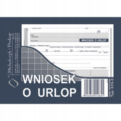 DRUK WNIOSEK O URLOP A6 MP 515