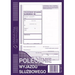 DRUK POLECENIA WYJAZDU...