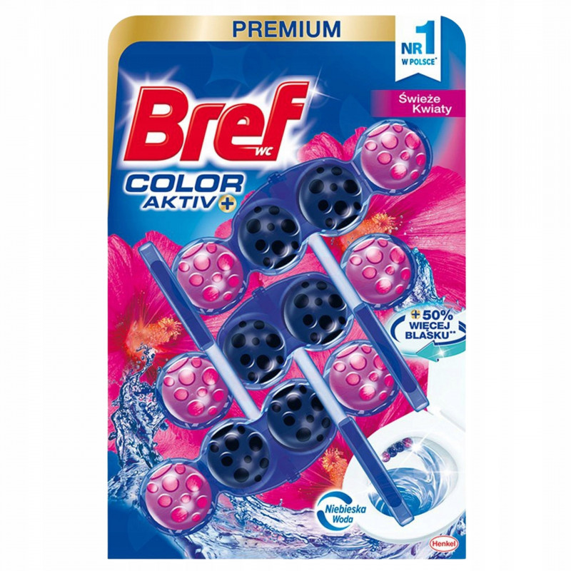 BREF WC KULKI ACTIV TRIO BARWIACE 3X50 FLOWERS
