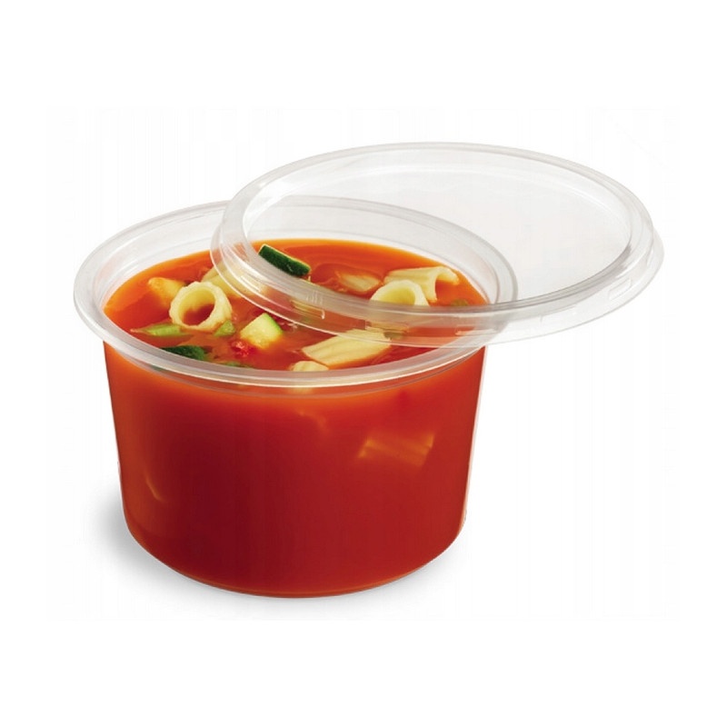 POJEMNIK OKRĄGŁY PP GRUB. 250ML 50SZT