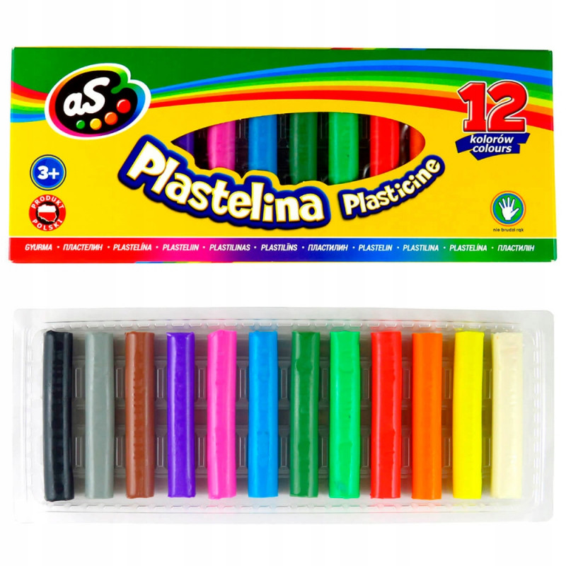 PLASTELINA  12KOL  ASTRA