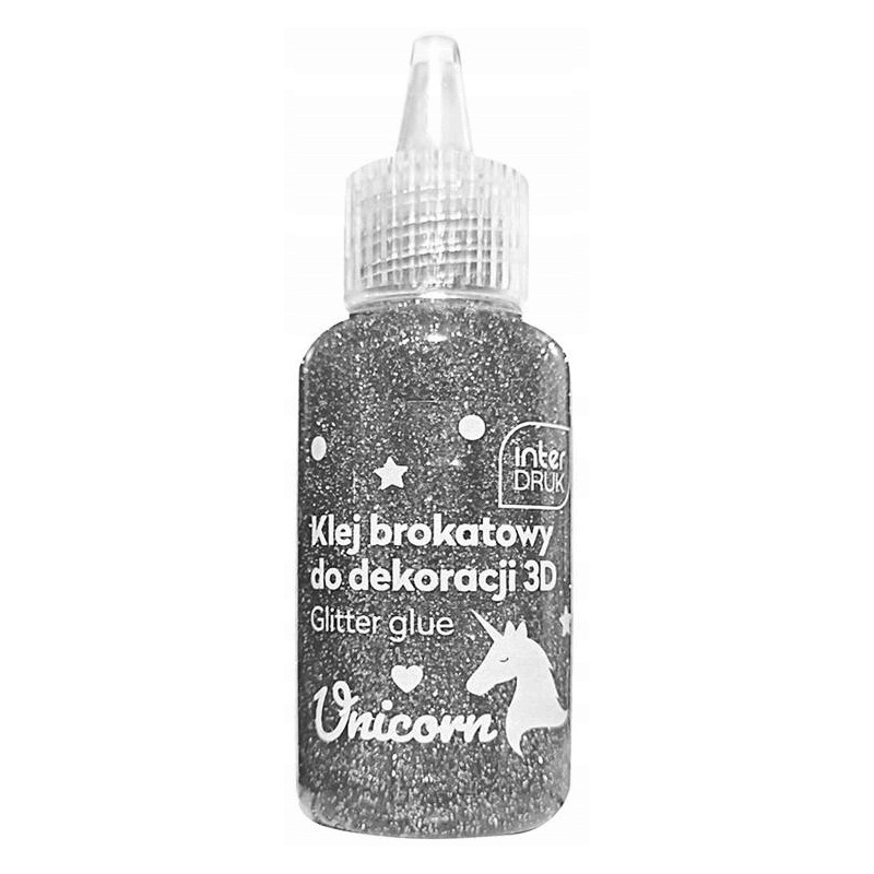 KLEJ BROKAT DO DEKOR. 20ML UNICORN