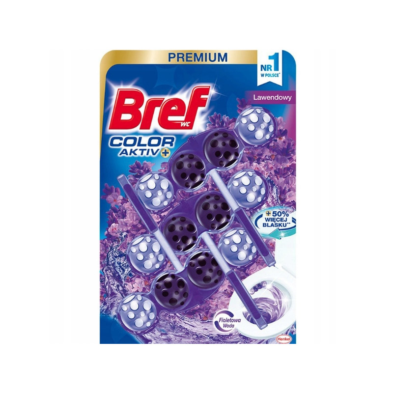KULKI WC BREF BARWIACE 3X50G LAWENDA