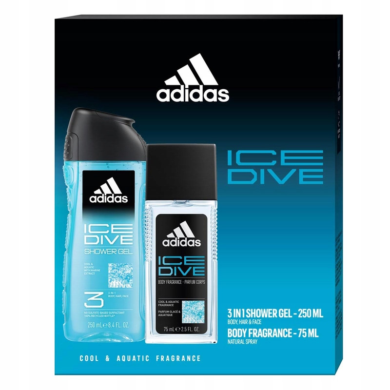 ADIDAS ZESTAW MEN ICE DIVE 75ML