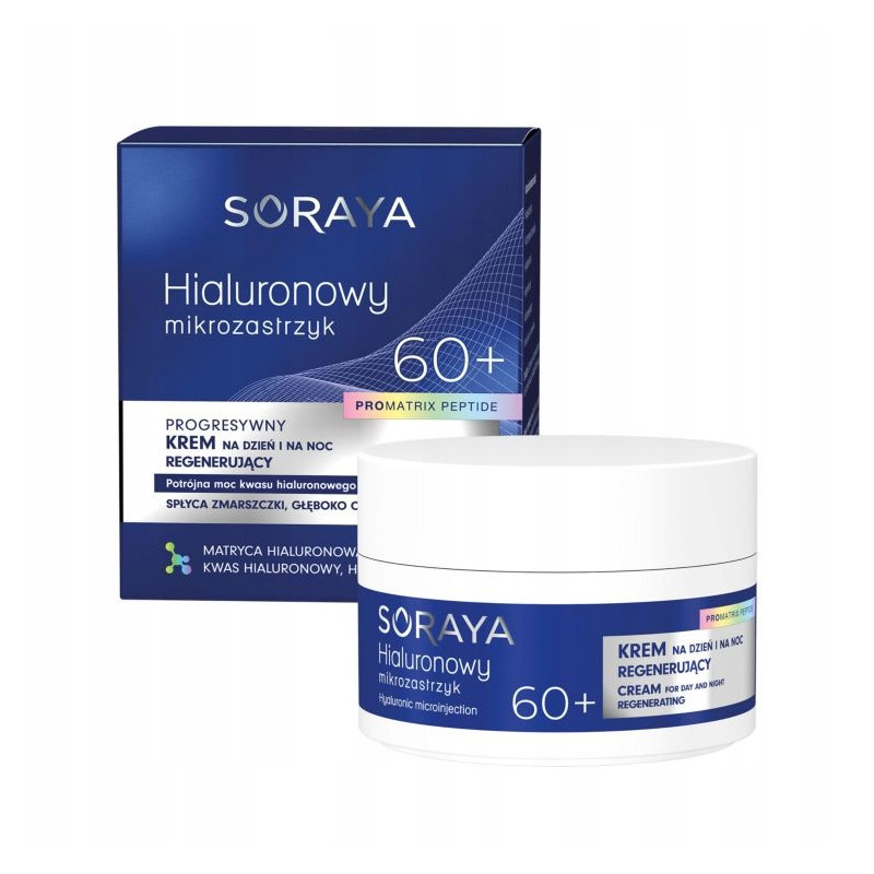 KREM DO TWARZY SORAYA 60+ HIARULON