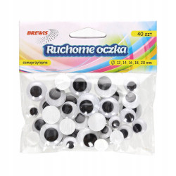 RUCHOME OCZKA MIX 40SZT