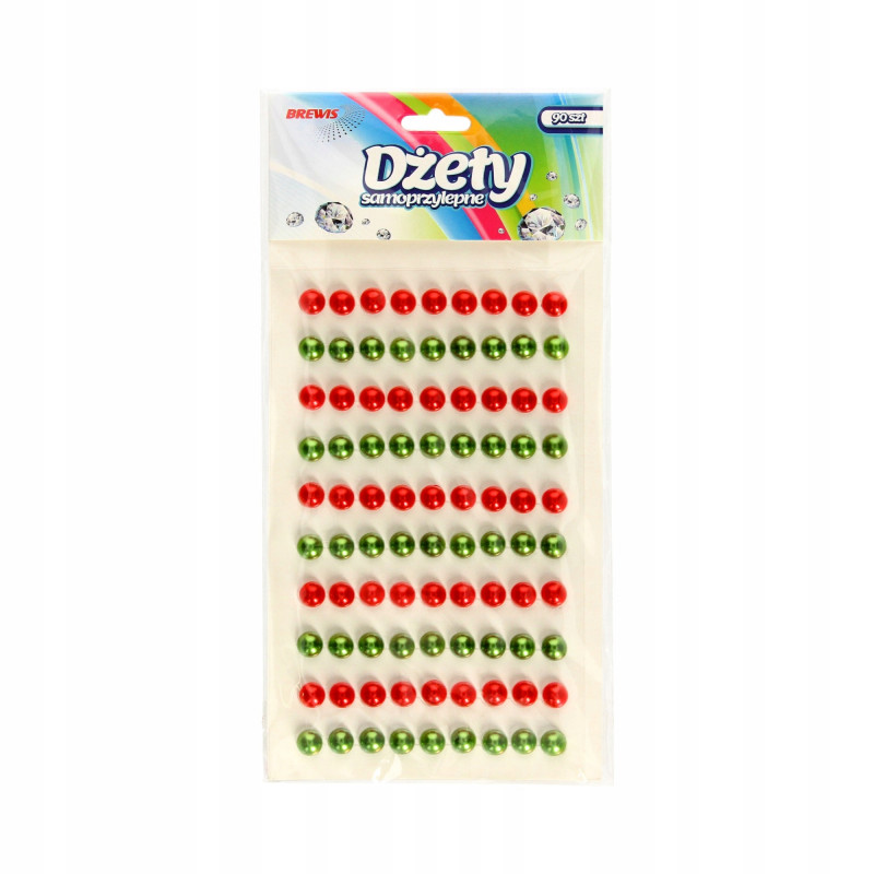 DZETY PERLY CZERWONE 90SZT