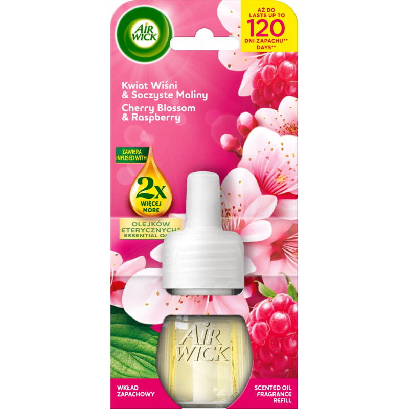 ZAPAS AIR WICK ELECTRIC 19ML WISNIA/MALINA