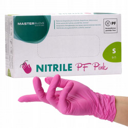 RĘKAWICZKI NITRYLOWE ROZOWE...