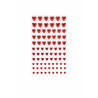 DZETY SAMOPRZYLEPNE SERCA 84SZT CZERWONE