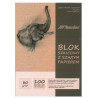 SZKICOWNIK A5/50K SZARY 80G LEN