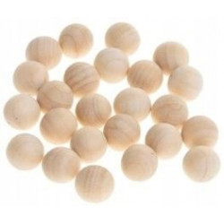 KULKI DREWNO NAT. 14MM 25...