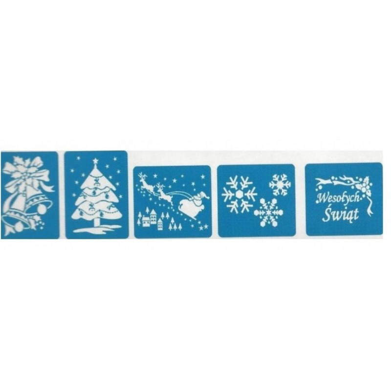 SZABLONY SWIATECZNE 5 ARKUSZY