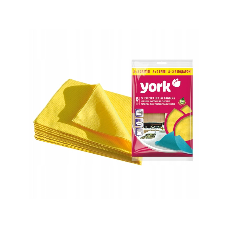 SCIERKA YORK LUX MIKROFIBRA 8+ 2