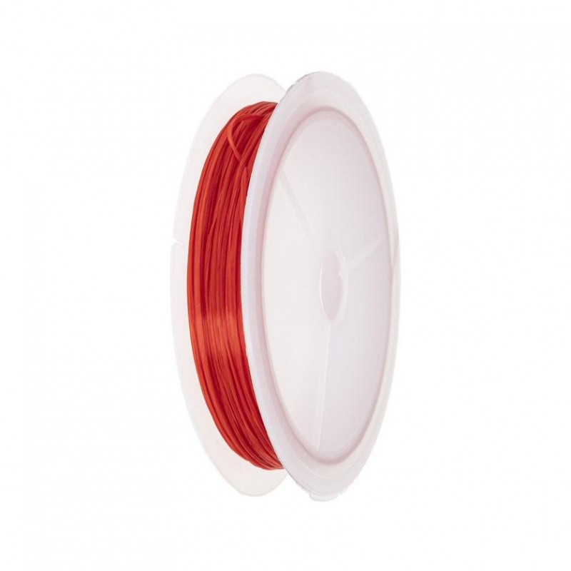 SZNUREK ELASTYCZNY CZERWONY 6M BREWIS