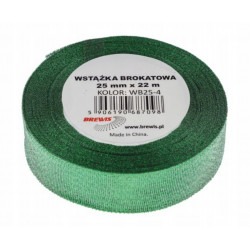 WSTĄZKA BROKAT 25MMX22M...