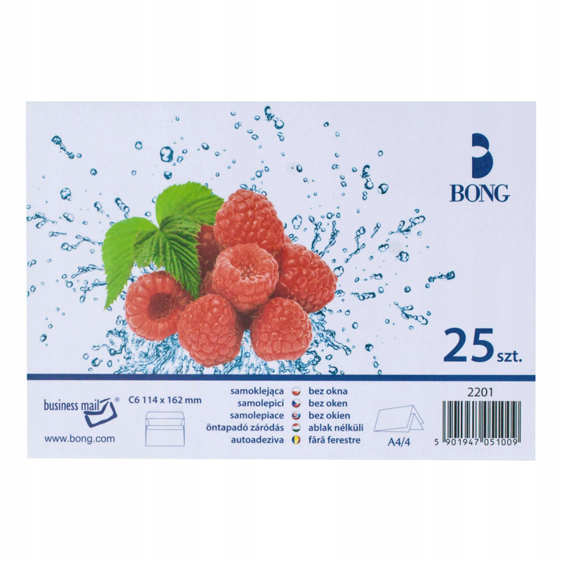 KOPERTA C6 BIAŁA 25SZT