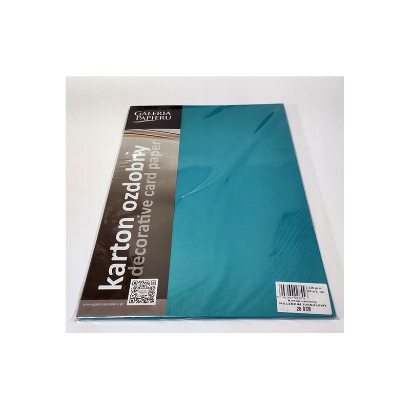 KARTON OZDOBNY MILLENIUM TURKUS A 20 22G
