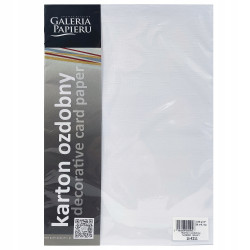 KARTON OZDOBNY SUKNO BIAŁY...