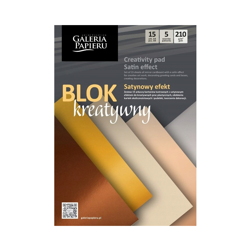BLOK KREATYWNY A 4 /15SATYNOWY EFEKT 210G