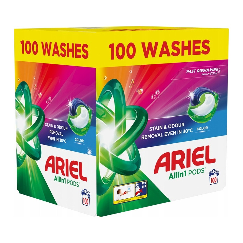 KAPSUŁKI DO PRANIA ARIEL 100SZT KOLOR