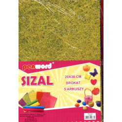 SIZAL W ARKUSZACH BROKAT 20X30