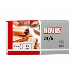 ZSZYWKI 24/6 MIEDZIANE NOVUS