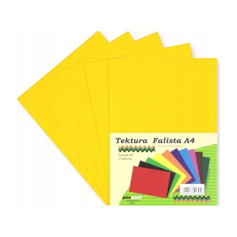 TEKTURA FALISTA A4 ZOLTA 5SZT