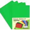 TEKTURA FALISTA A4 ZIELONA 5SZT