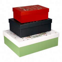 ZESTAW PUDEŁEK PREZENTOWYCH...