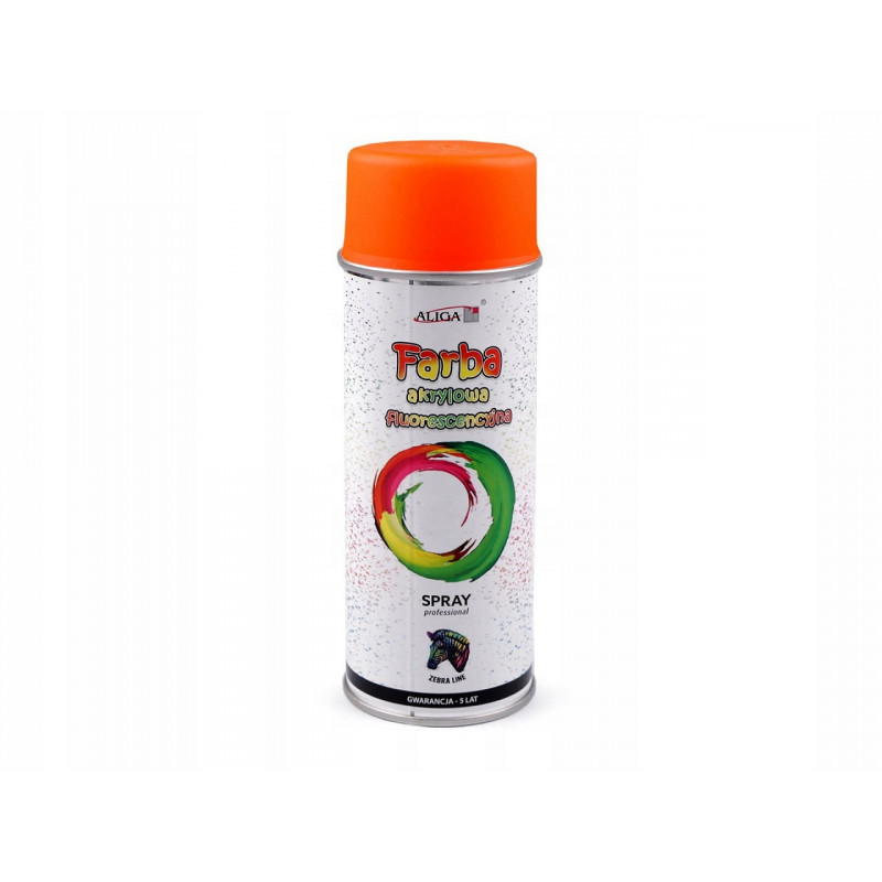 FARBA W SPRAY AKRYLOWA FLUO ORANGE 400ML