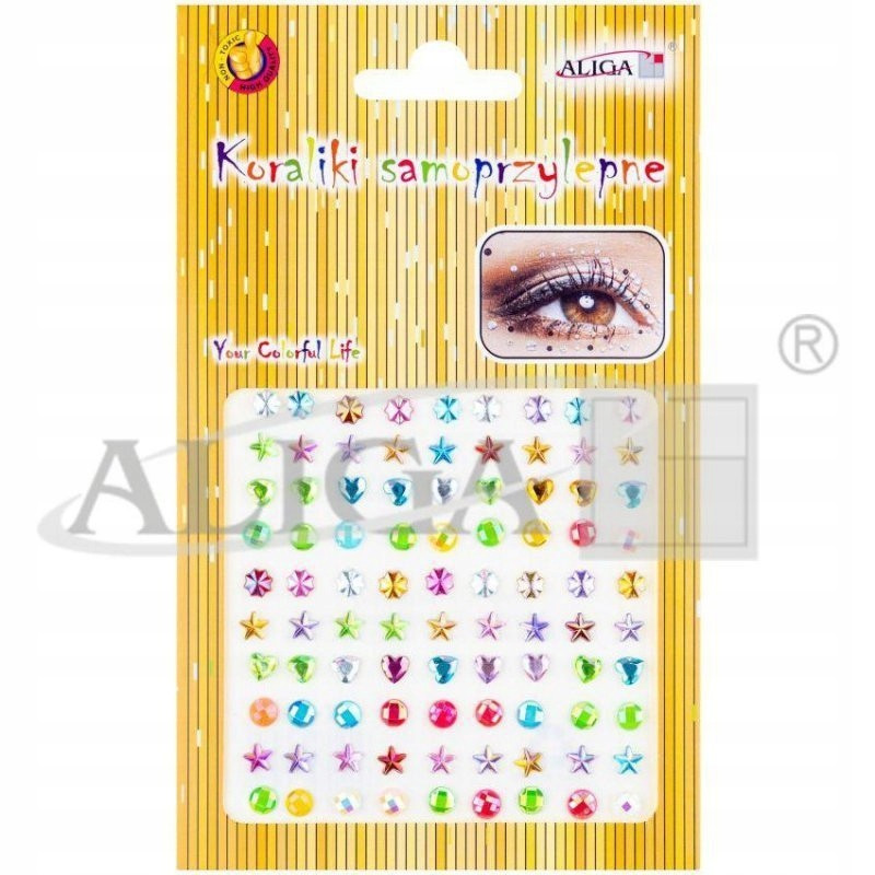 DZETY KRYSZTALKI SAMOPRZYLEPNE MIX WZOROW