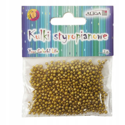 KULKI STYROPIANOWE ZLOTE...