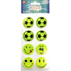 NAKLEJKI ODBLASKOWE 4CM